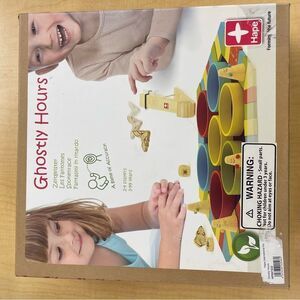 Hape Ghostly Hours Kids Montessori wooden Toy - Multicolor